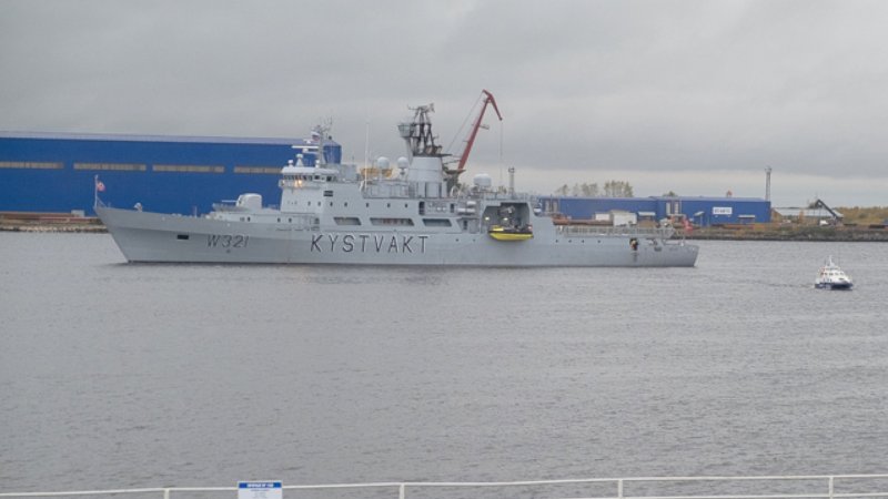 Норвежский корабль в Архангельске