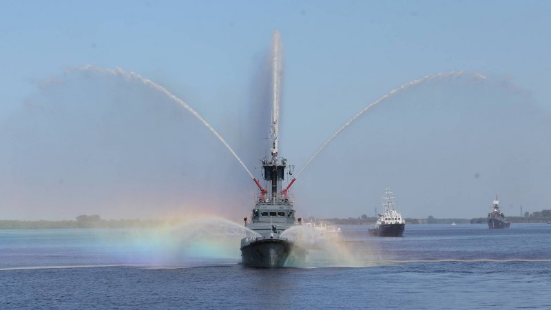 Морской парад в Архангельске