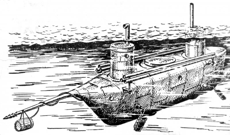 Подводная лодка Ханли 1864