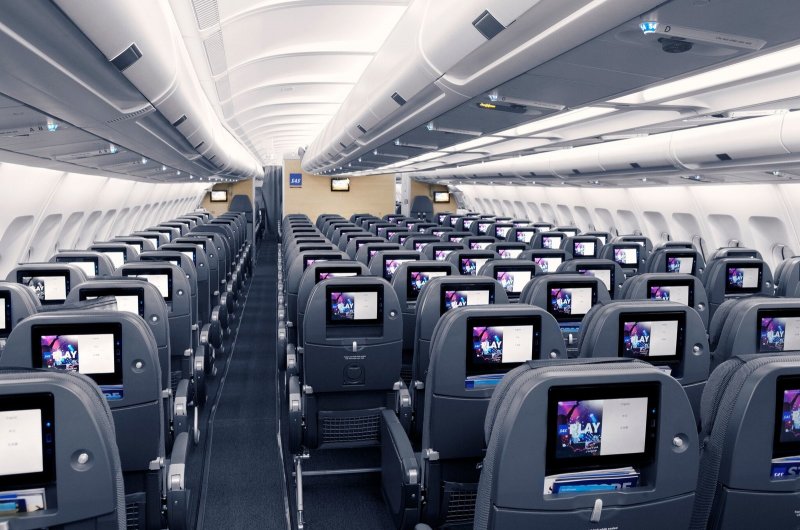 Airbus a330 салон