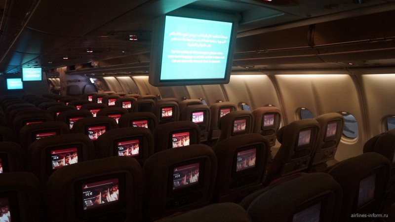 Airbus 777 салон