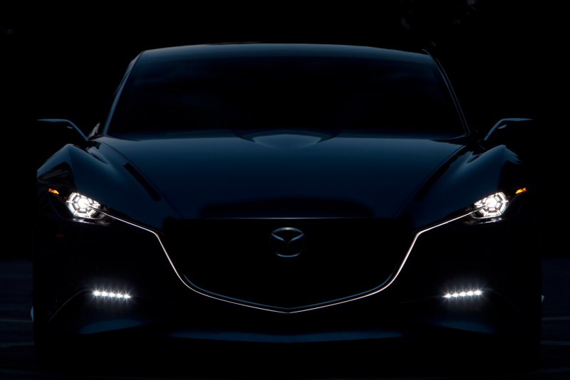 Mazda 6 GH черная крыша