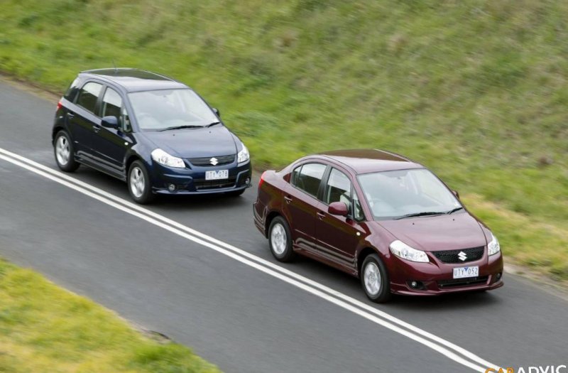 Сузуки sx4 седан красная