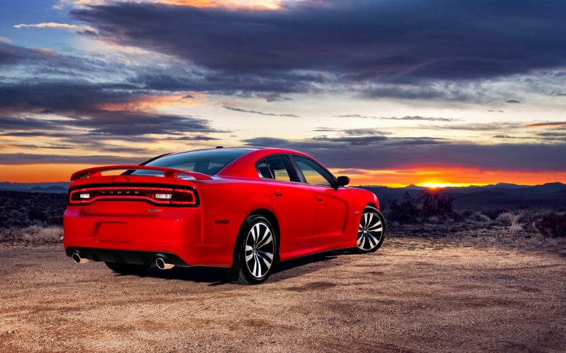 Dodge Charger srt8 Red