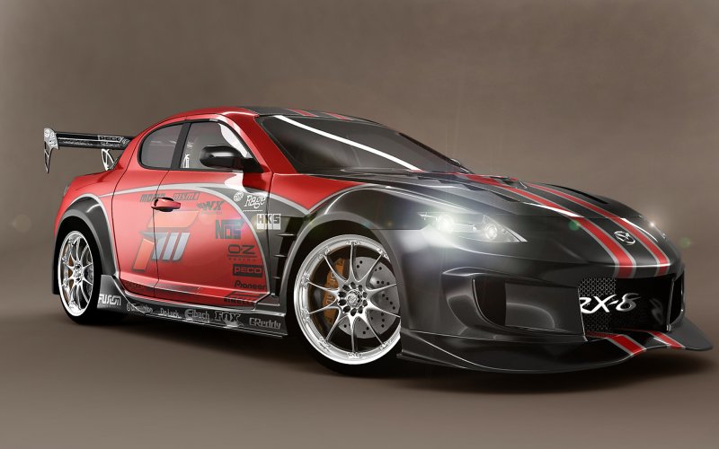 Mazda RX 8 тюнингованная