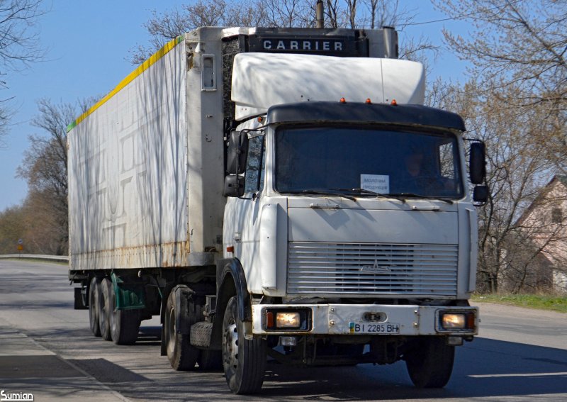 МАЗ 5432 на батонах