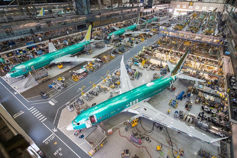 Завод Boeing 737 Max
