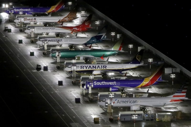 Стоянка Boeing 737 Max