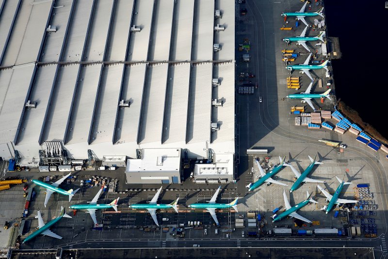Стоянка Boeing 737 Max
