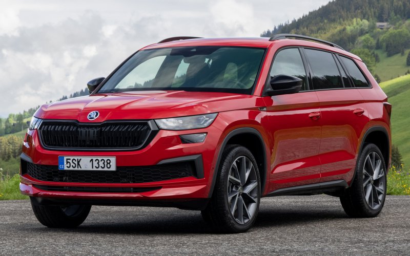 Skoda Kodiaq Sportline красный