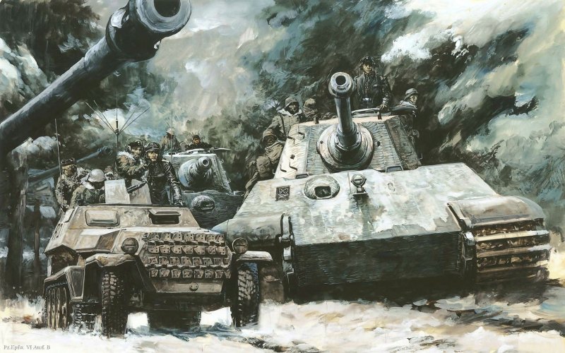 Немецкие танки второй мировой войны тигр 2