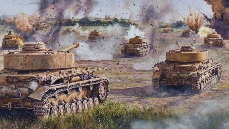 Танковый бой ww2