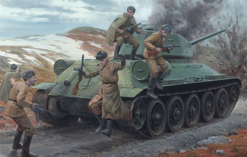 Т34 вторая мировая