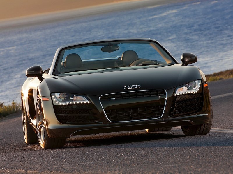 Audi r8 2012 черный