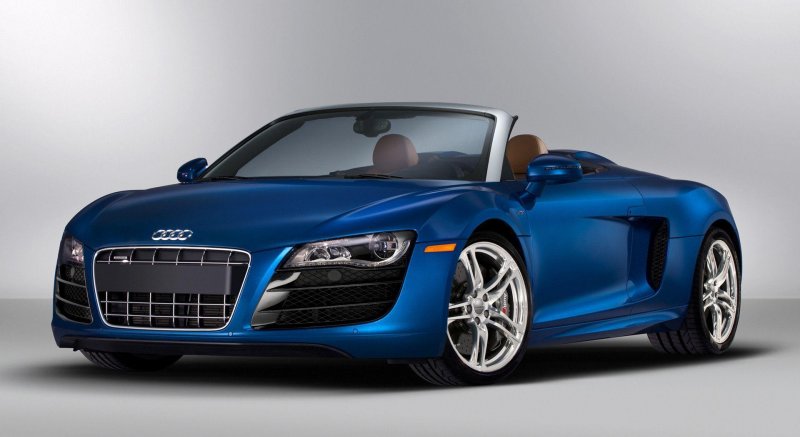 Audi 2016 r8 Spyder v10 синий