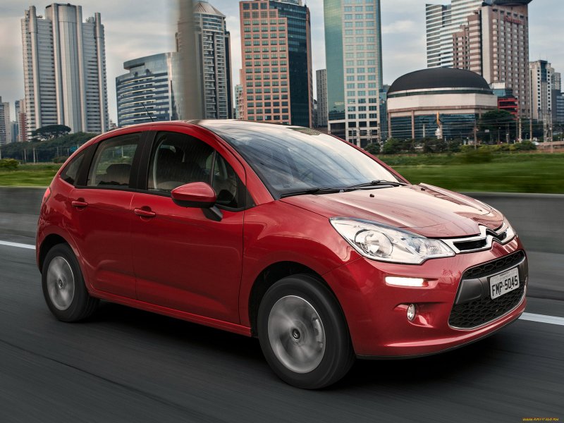 Ситроен c3 красный