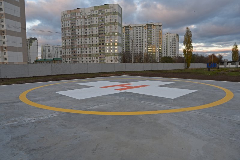 Курск областная больница вертолетная площадка