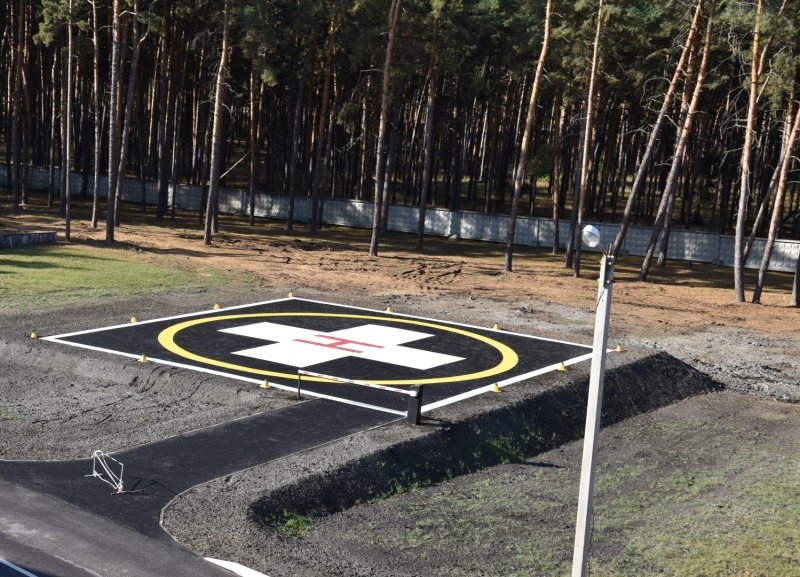 Огни вертолетной площадки