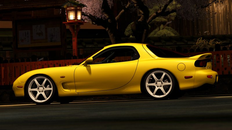 Mazda rx7 Gold