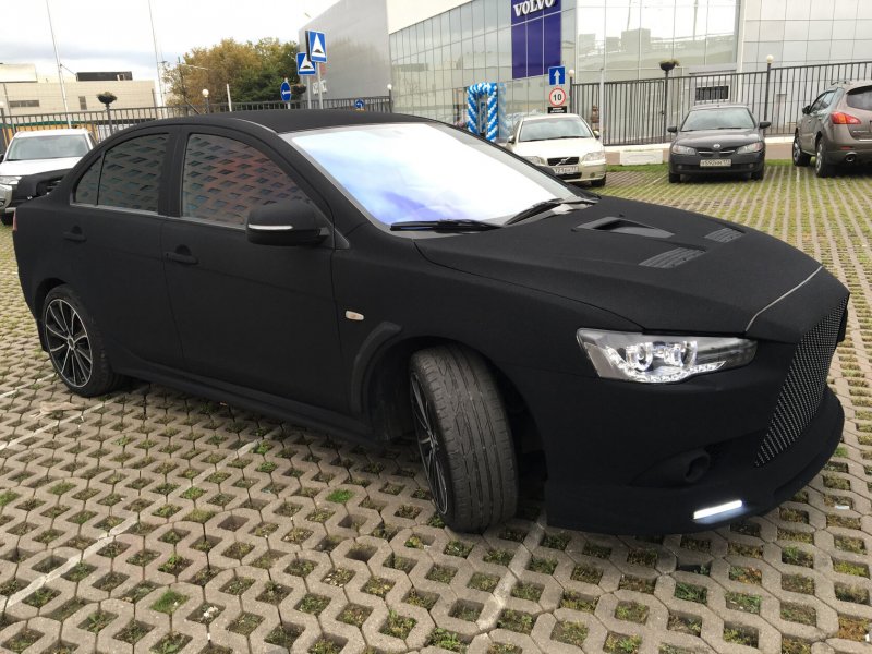Chevrolet Cruze чёрный матовый цвет