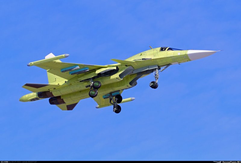 Су-34 сверхзвуковой самолёт кабина