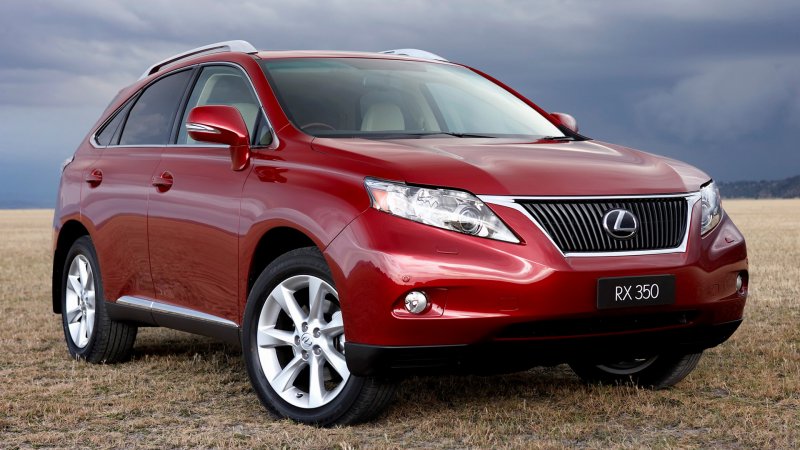 Лексус РХ 350 красный