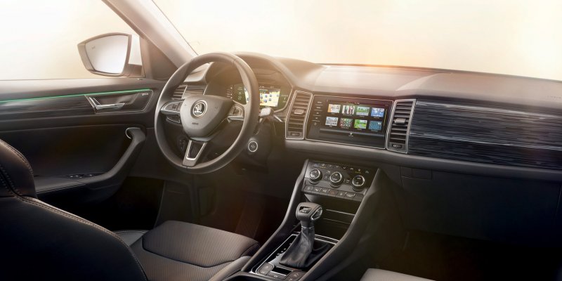 Skoda Kodiaq светлый салон
