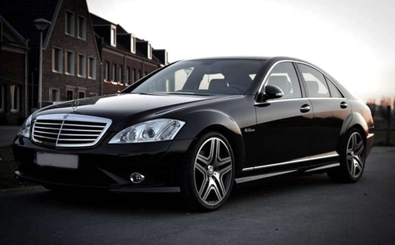 Mercedes 221 s class белый