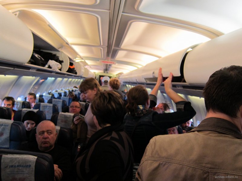 Боинг 737 Трансаэро салон