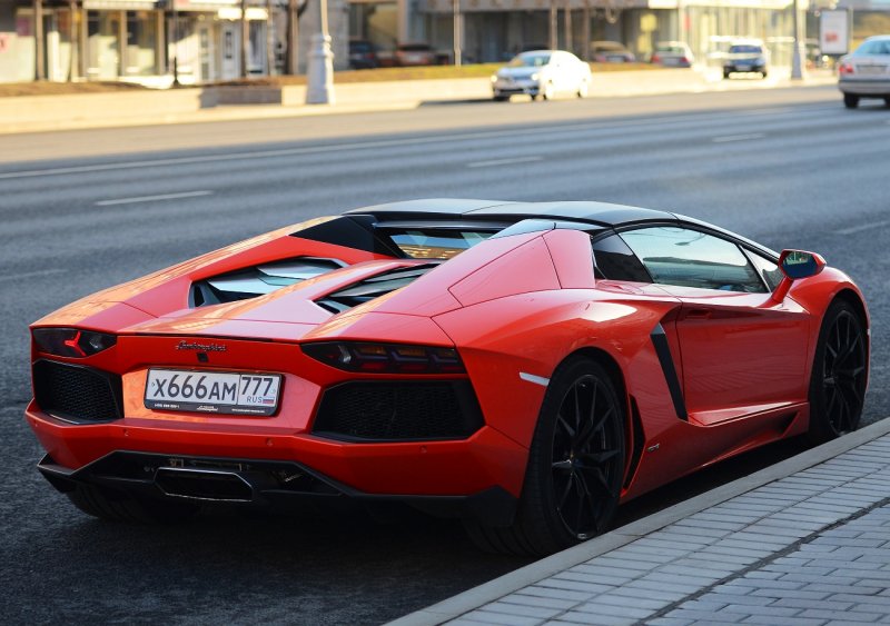 Lamborghini Aventador 4к