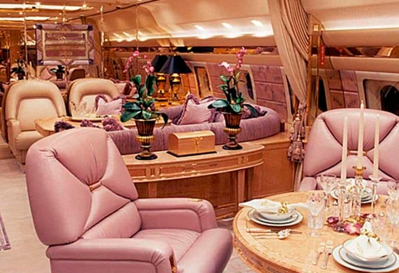 Боинг 767 салон внутри романа Абрамовича
