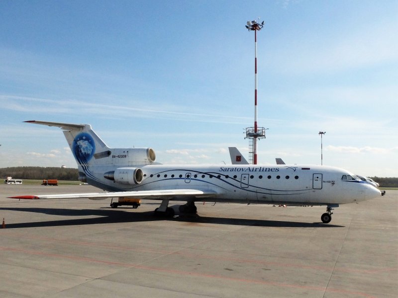 Самолет Газпром авиа як42д