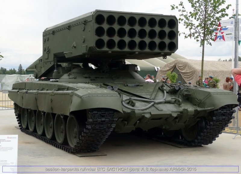 Тяжелая Огненная система ТОС-1а Солнцепек