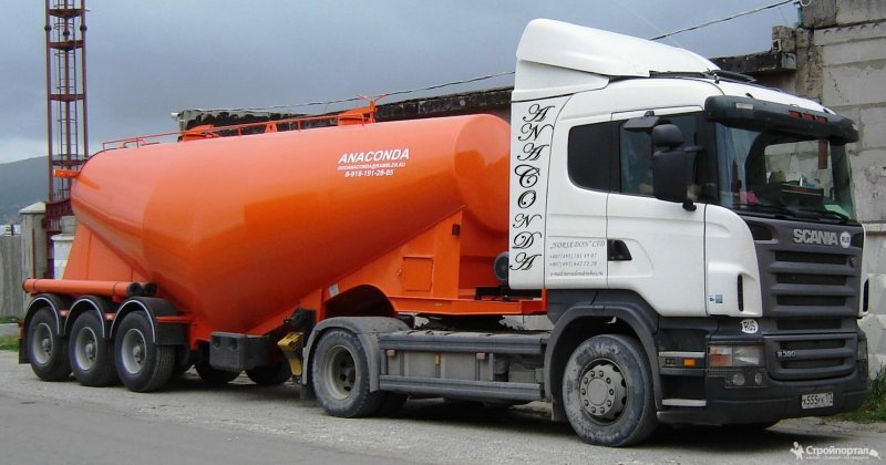 Скания с 500 цементовоз