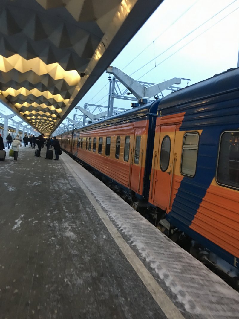 Фирменный поезд Мегаполис 019у Санкт-Петербург Москва