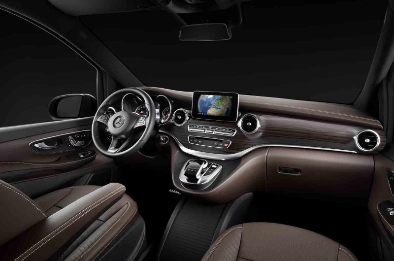 Mercedes v-class w447 салон