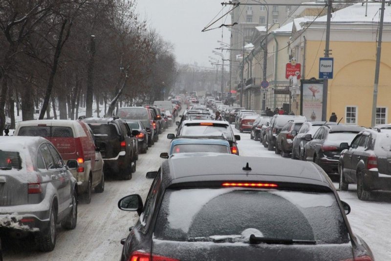 Пробка из автомобилей