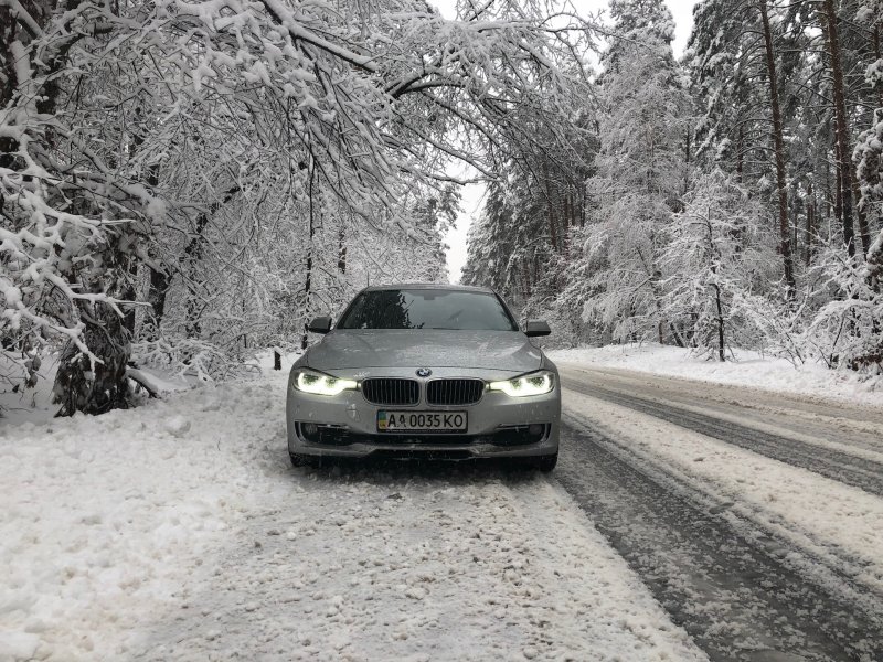 BMW зимой