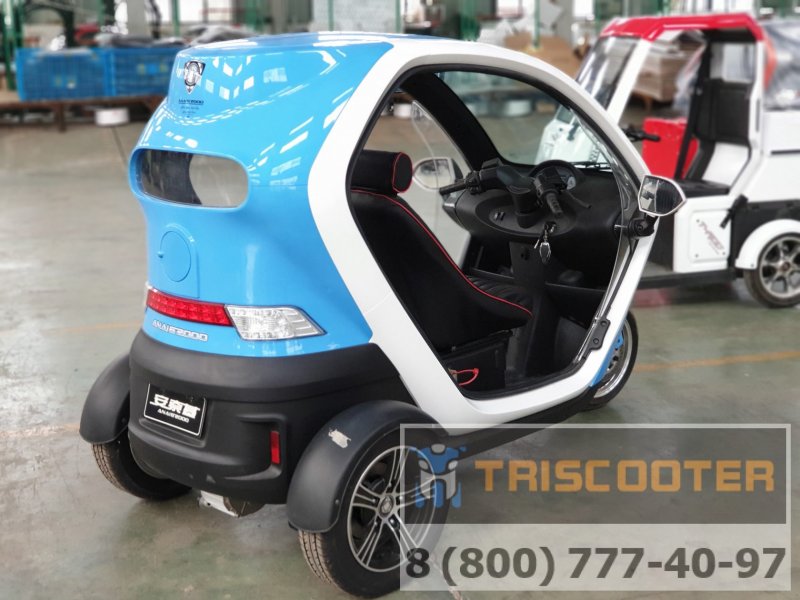 Грузовая электрическая тележка rutrike 2000