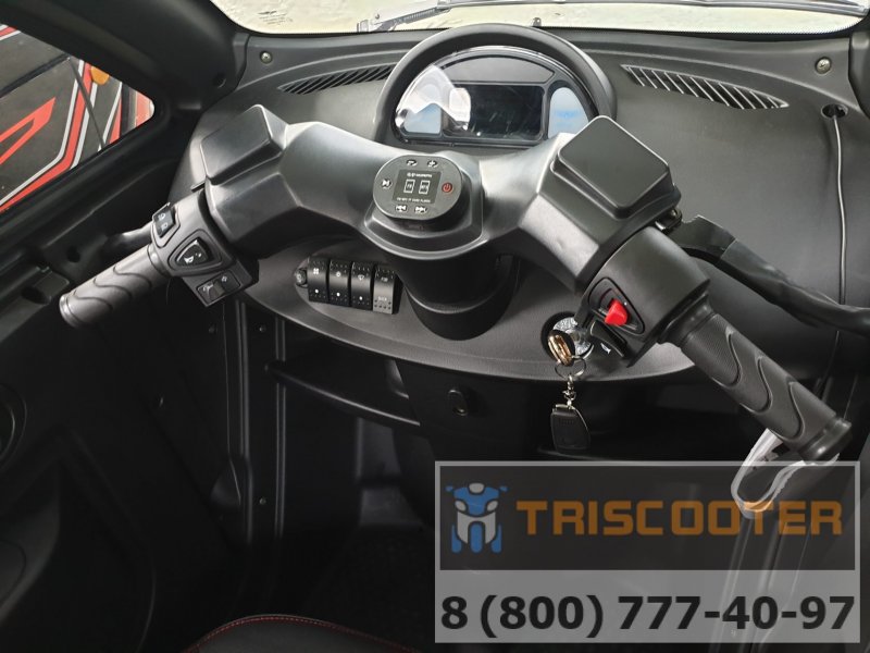 Скутер трицикл Triscooter Avrora 2000w el (ev) с кабиной
