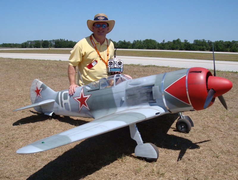 Радиоуправляемые модели самолета ла-7