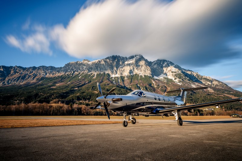 Швейцарский самолет Pilatus
