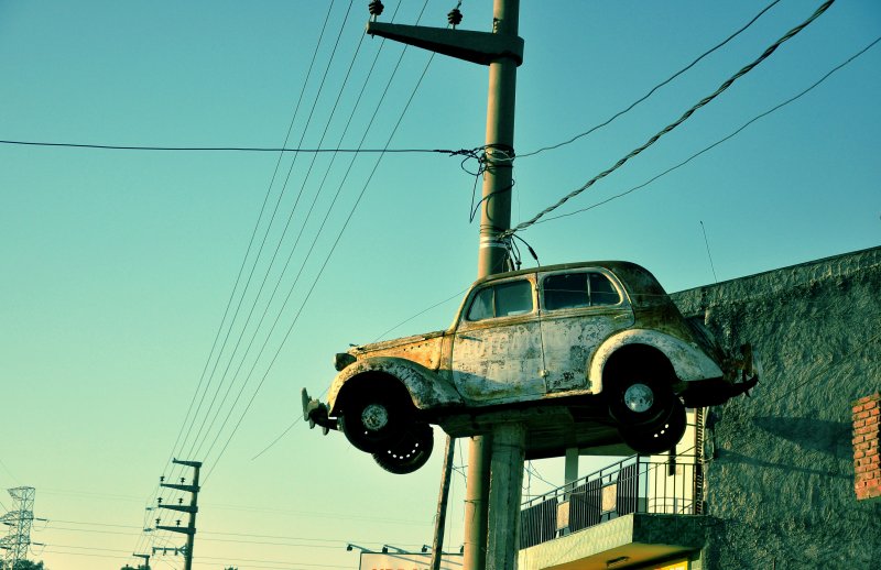 Парящая крыша авто
