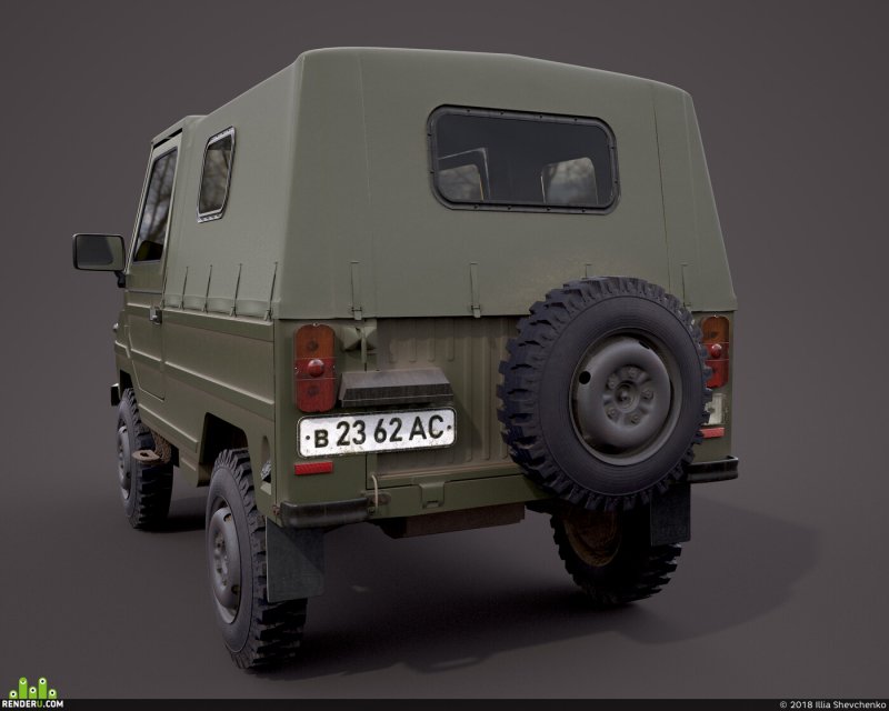 ЛУАЗ-969м 3д