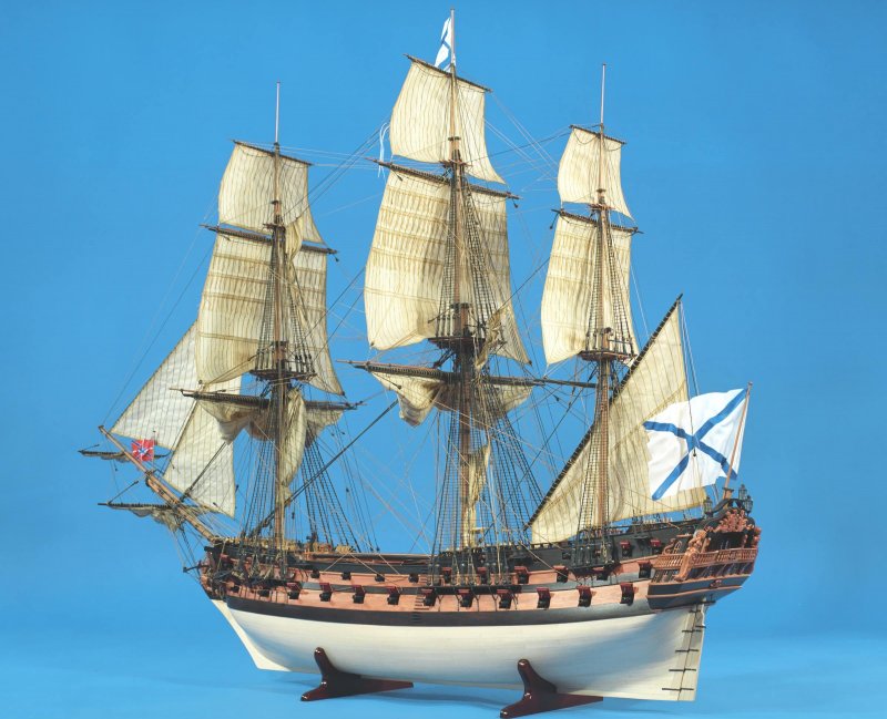 Линейный корабль Евстафий 1762 модель