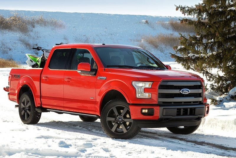 Форд f150 красный