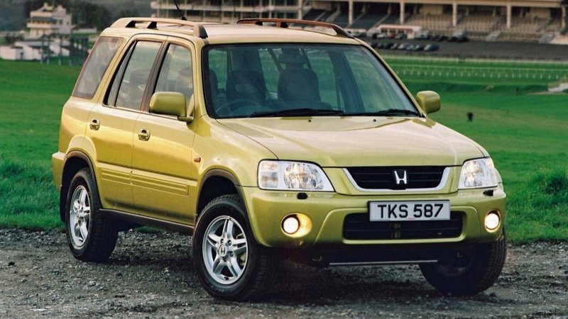 Honda CR V 2002 красный