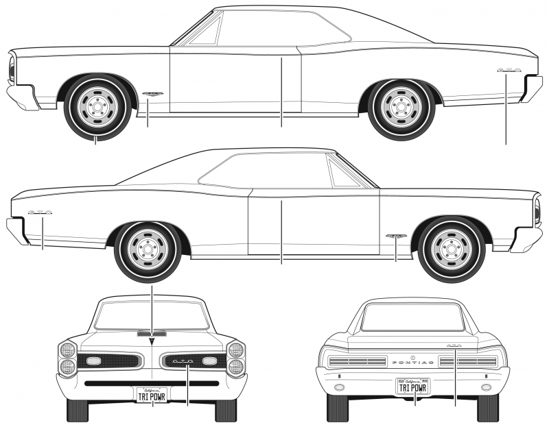 Chevrolet Impala 1967 Blueprint