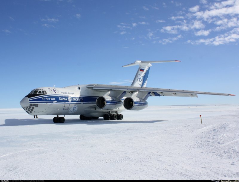 Ил 76 в Арктике