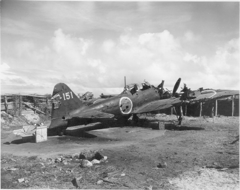 A6m Zero обломки крыла